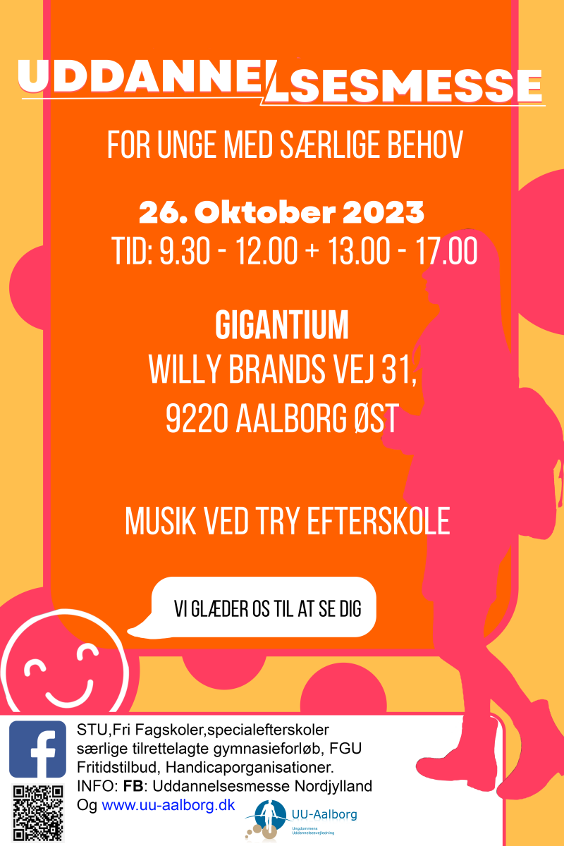  Uddannelsesmesse for unge med særlige behov i Gigantium d. 26. oktober